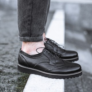 Мужские туфли. Броги ONYX BLACK additional