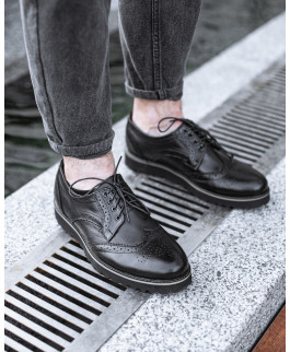 Мужские туфли. Броги ONYX BLACK
