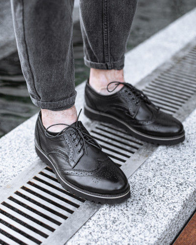 Shoes for man. Brogues ONYX BLACK