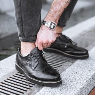 Мужские туфли. Броги ONYX BLACK