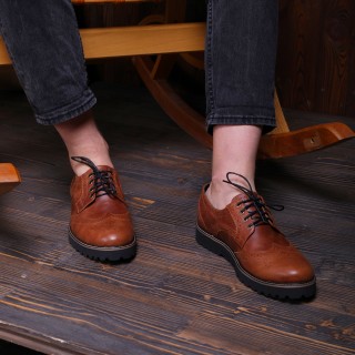 Мужские туфли. Броги ONYX BROWN