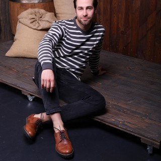 Мужские туфли. Броги ONYX BROWN additional