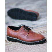 Чоловічі туфлі. Броги ONYX BROWN additional