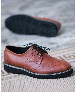 Мужские туфли. Броги ONYX BROWN additional