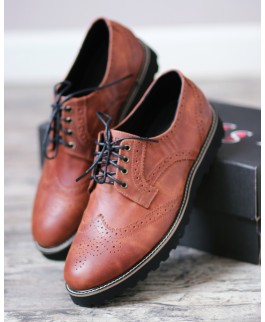 Мужские туфли. Броги ONYX BROWN