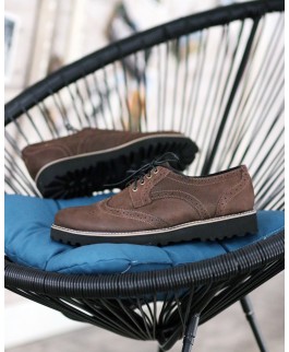 Мужские туфли. Броги ONYX CHOCOLATE additional