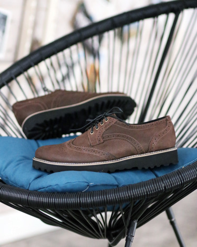 Shoes for man. Brogues ONYX CHOCOLATE