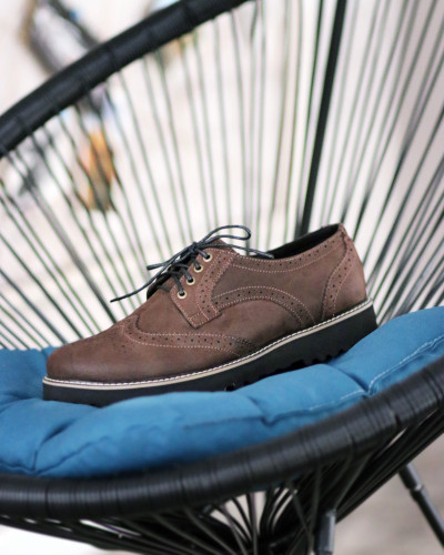 Shoes for man. Brogues ONYX CHOCOLATE