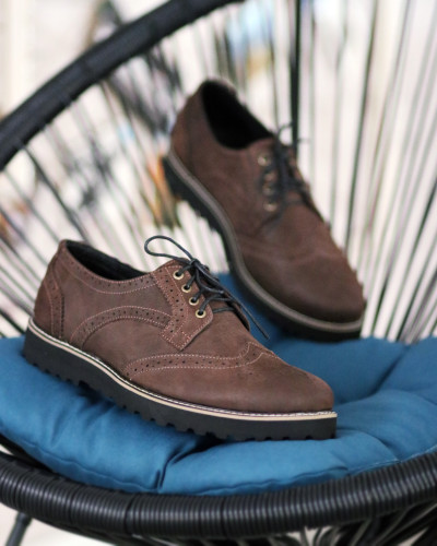 Shoes for man. Brogues ONYX CHOCOLATE